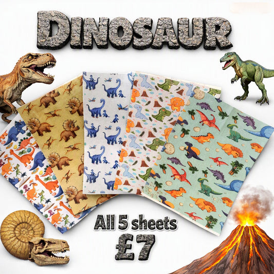 Dinosaur 5pcs Tubie Tape