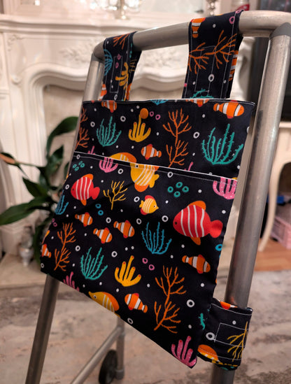 Coral reef Zimmer frame bag