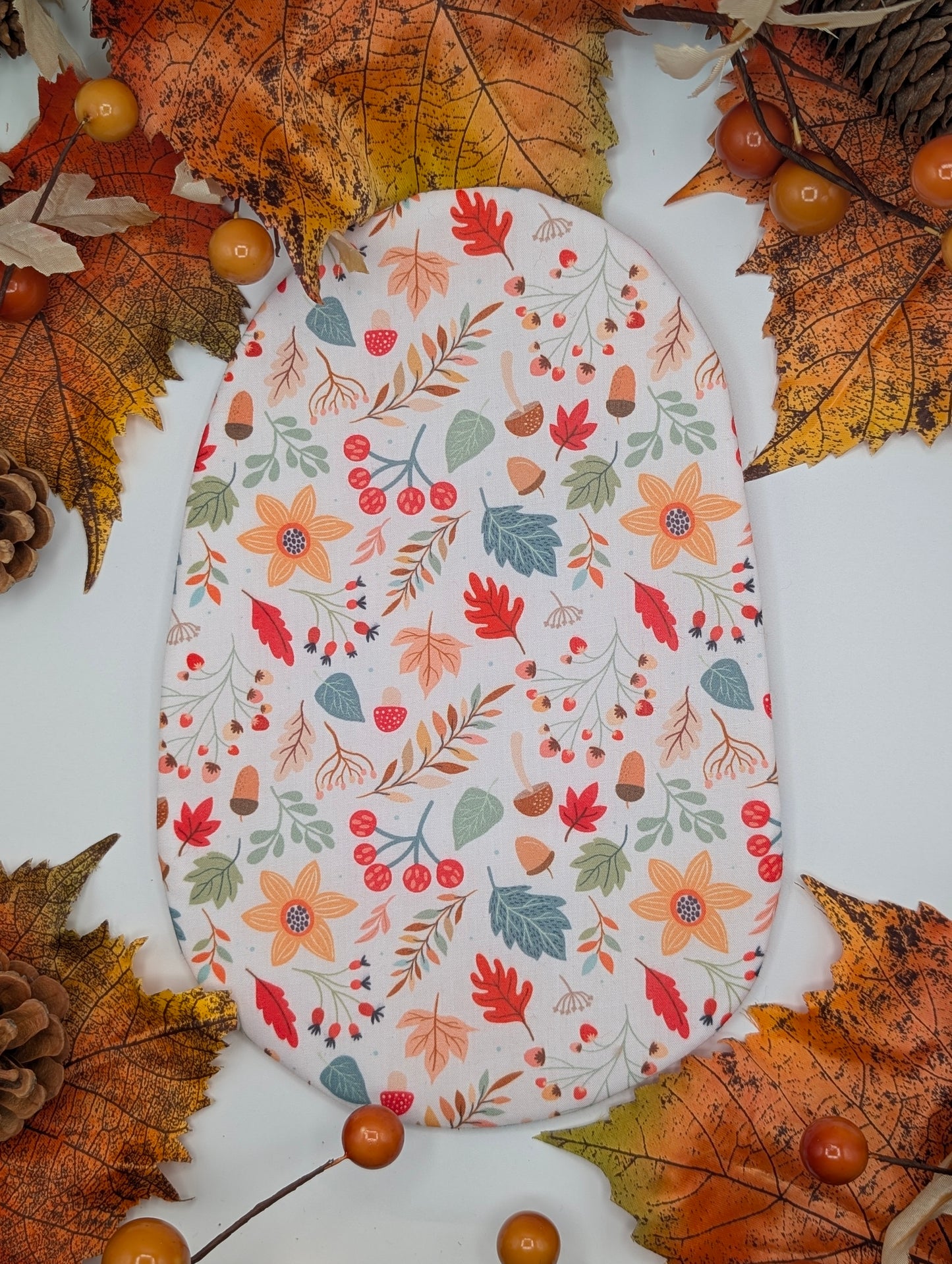 Fall leaves stoma bag cover, Colostomy bag
