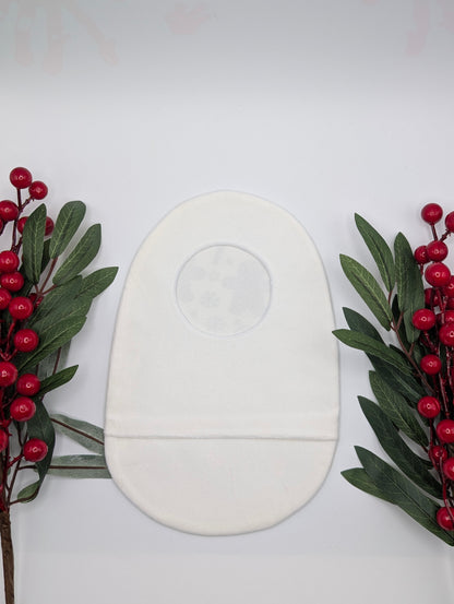 Gingerbread stoma bag cover, Colostomy bag