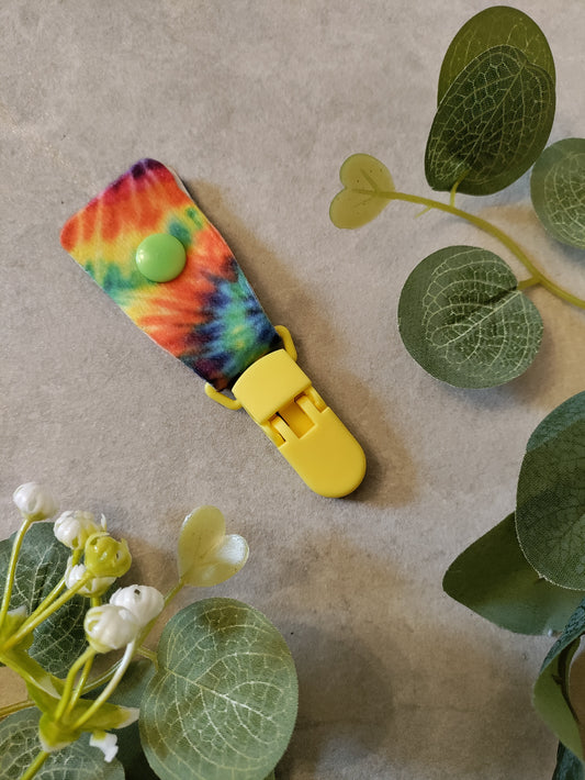 Tie dye Tubie Clip