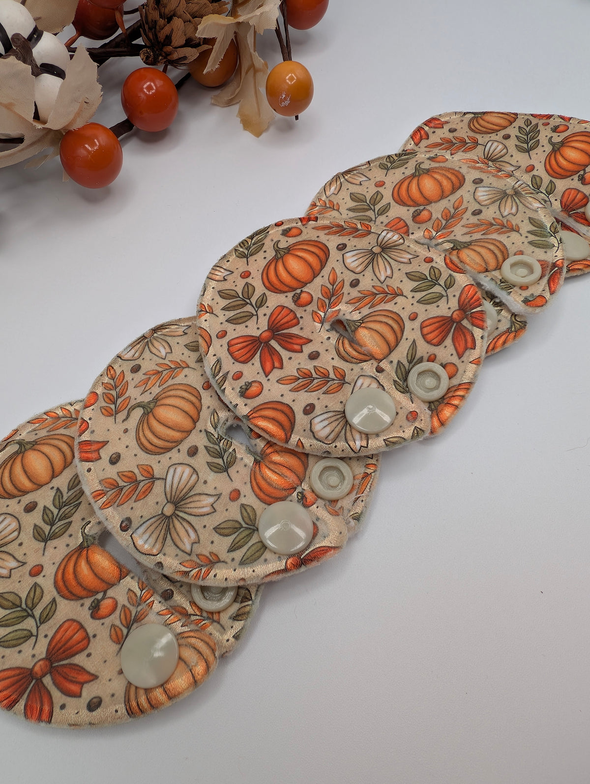 Autumn pumpkin Tubie pads