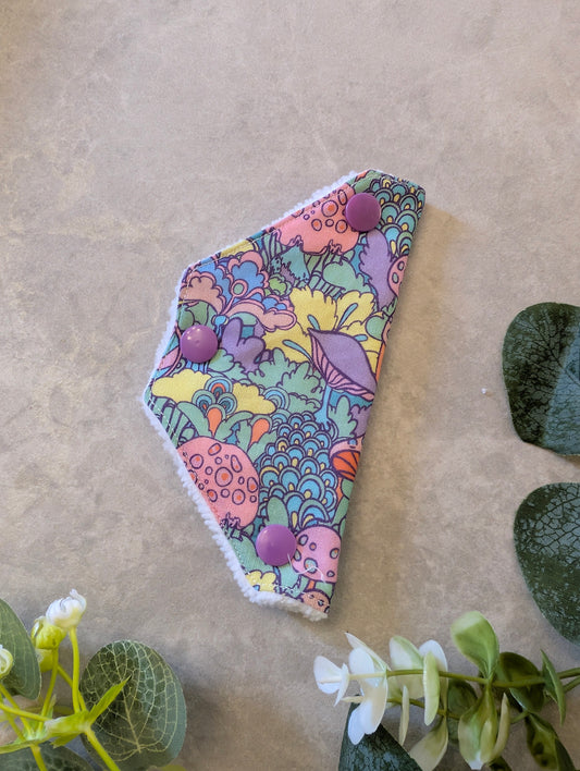 Lilac toadstool valve cover TOWEL LINED