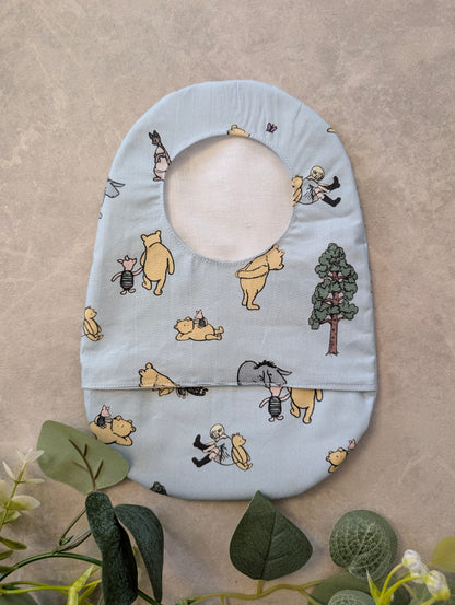 Classic pooh (blue) stoma bag cover, Colostomy bag