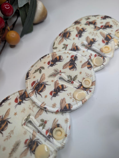 Festive bee Tubie pads