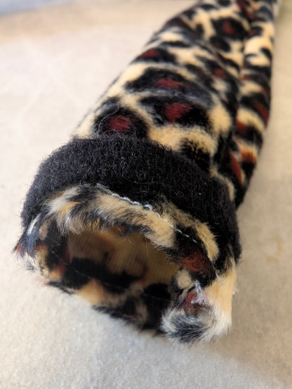 Leopard print 1.75m Hose Cover for CPAP, BIPAP, Circuit Ventilator, Padded tubing.