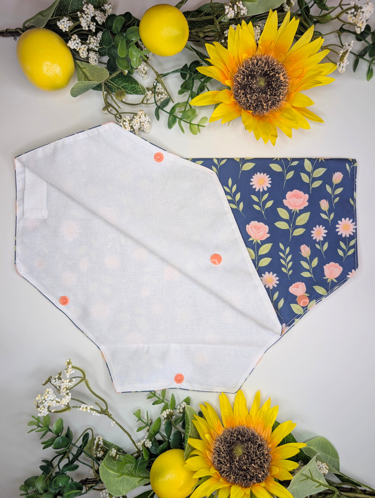 Navy rose catheter belly bag