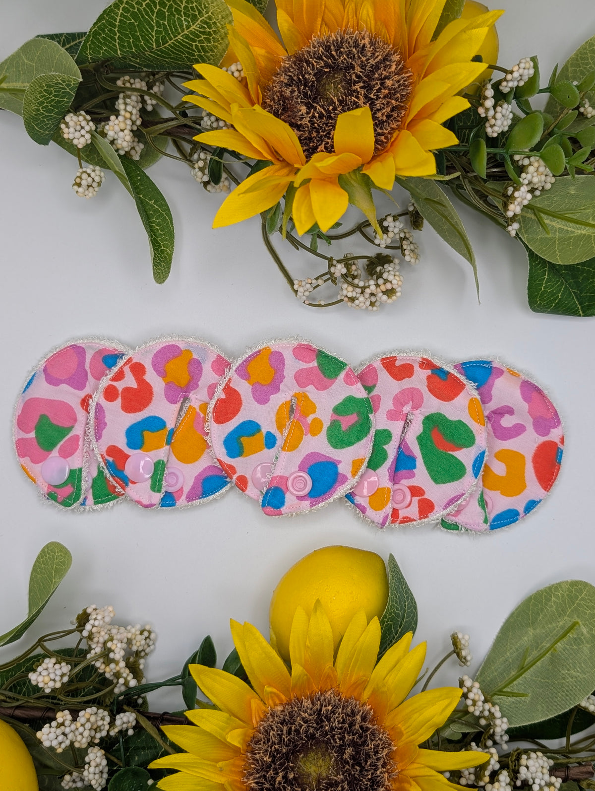 Bright leopard Tubie covers, G G/J tube, PEG tube, Tubie pads