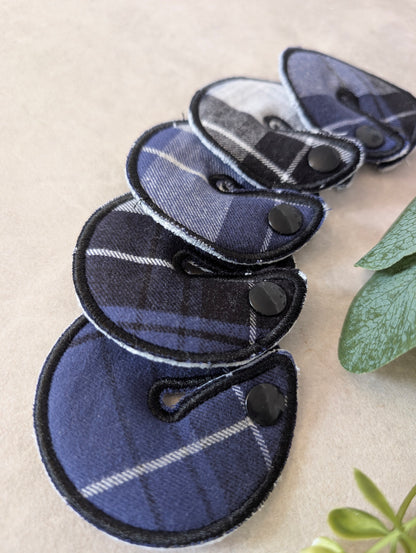 Blue tartan Tubie Pads