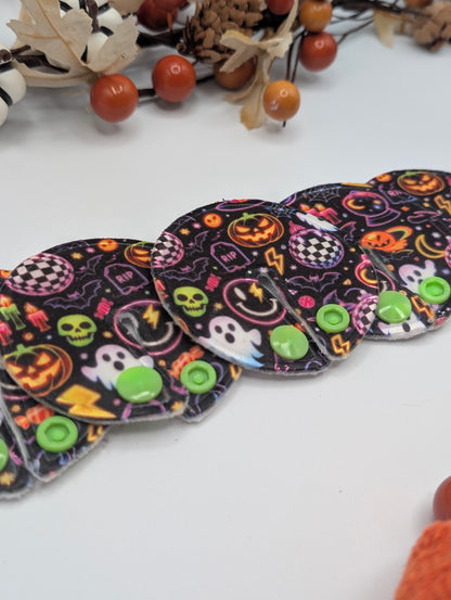 Neon Halloween Tubie pads