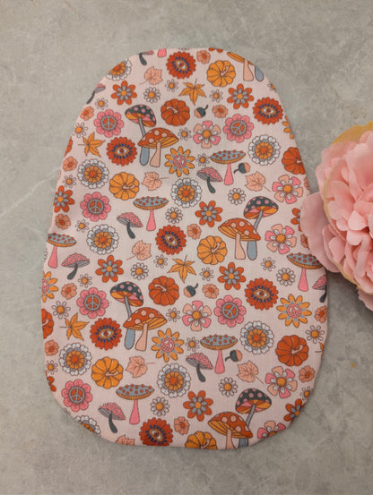 Hippy mushroom stoma bag cover