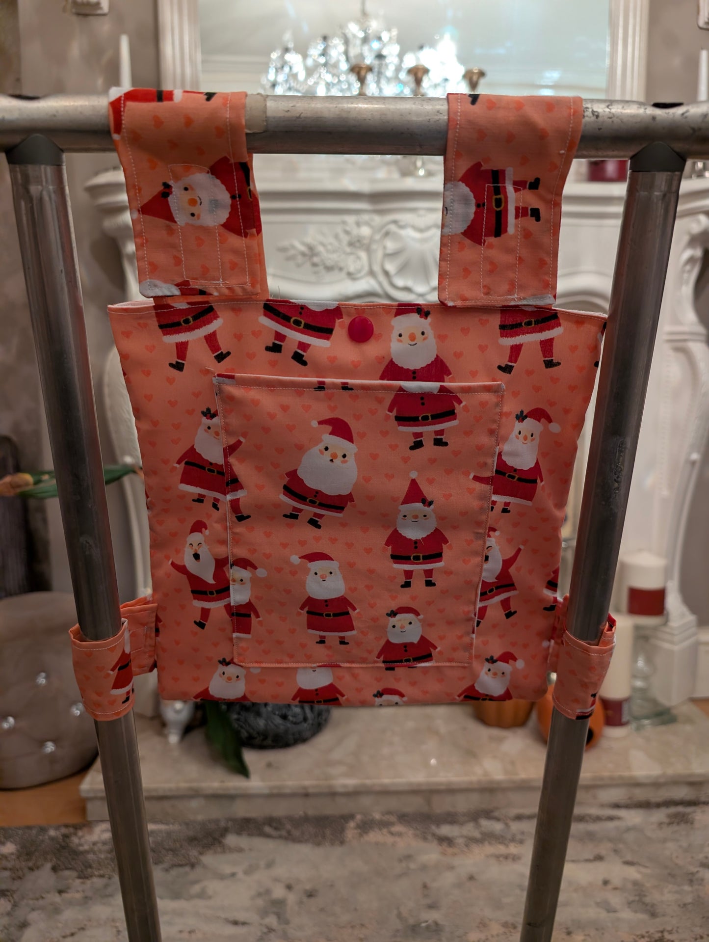 Pink santa Zimmer frame bag