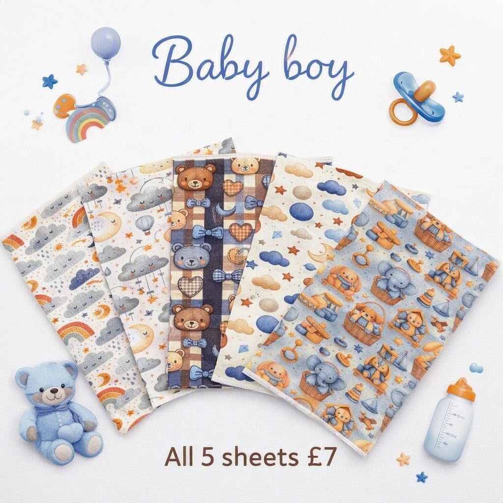 Baby boy 5pcs Tubie Tape