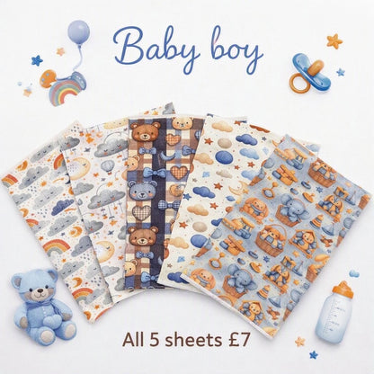 Baby boy 5pcs Tubie Tape