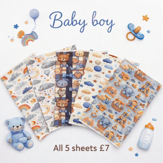 Baby boy 5pcs Tubie Tape
