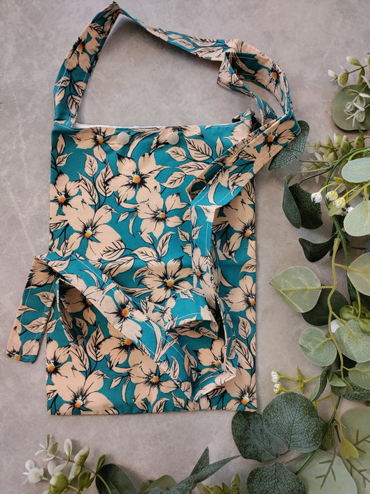 Teal syringe driver bag