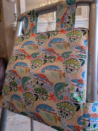 Chameleon Zimmer frame bag, walking frame bag, accessories, walking aid, handmade, bag, storage