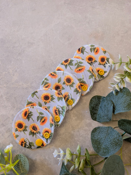 Striped sunflower Tubie pads