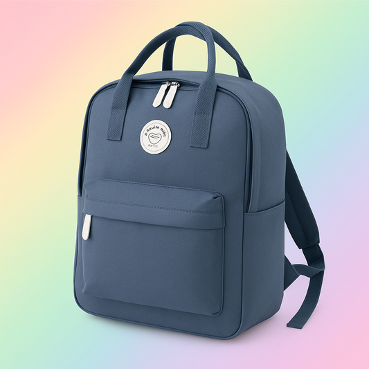 Navy tubie backpack