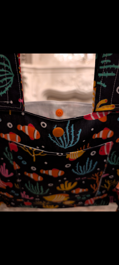 Coral reef Zimmer frame bag