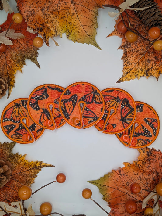 Orange Butterfly Tubie pads