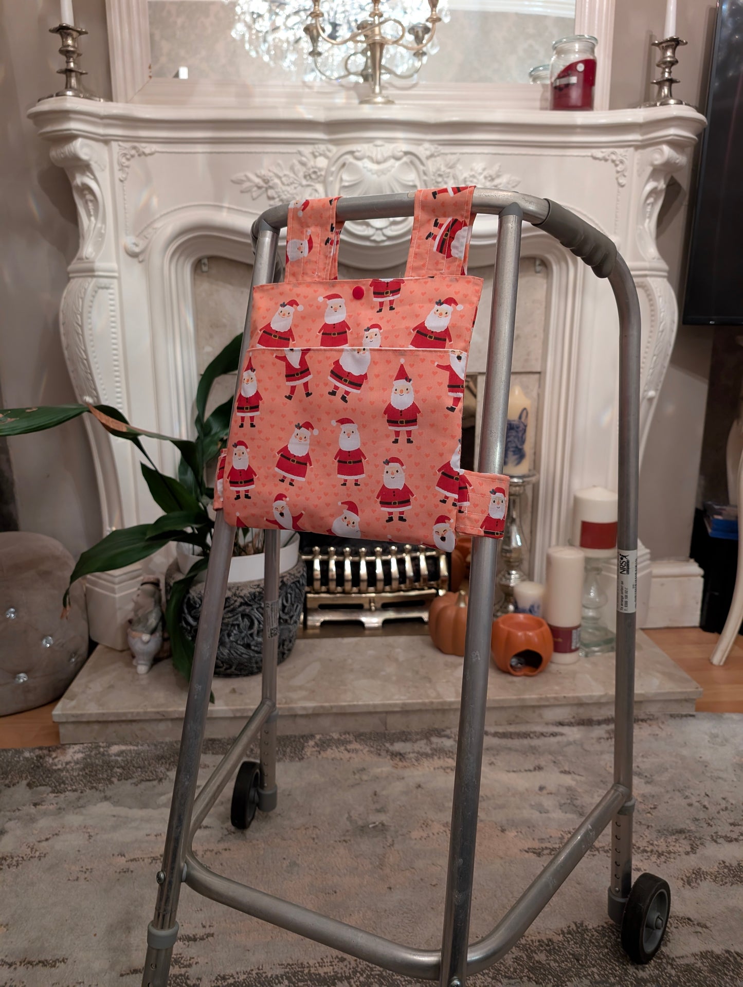Pink santa Zimmer frame bag