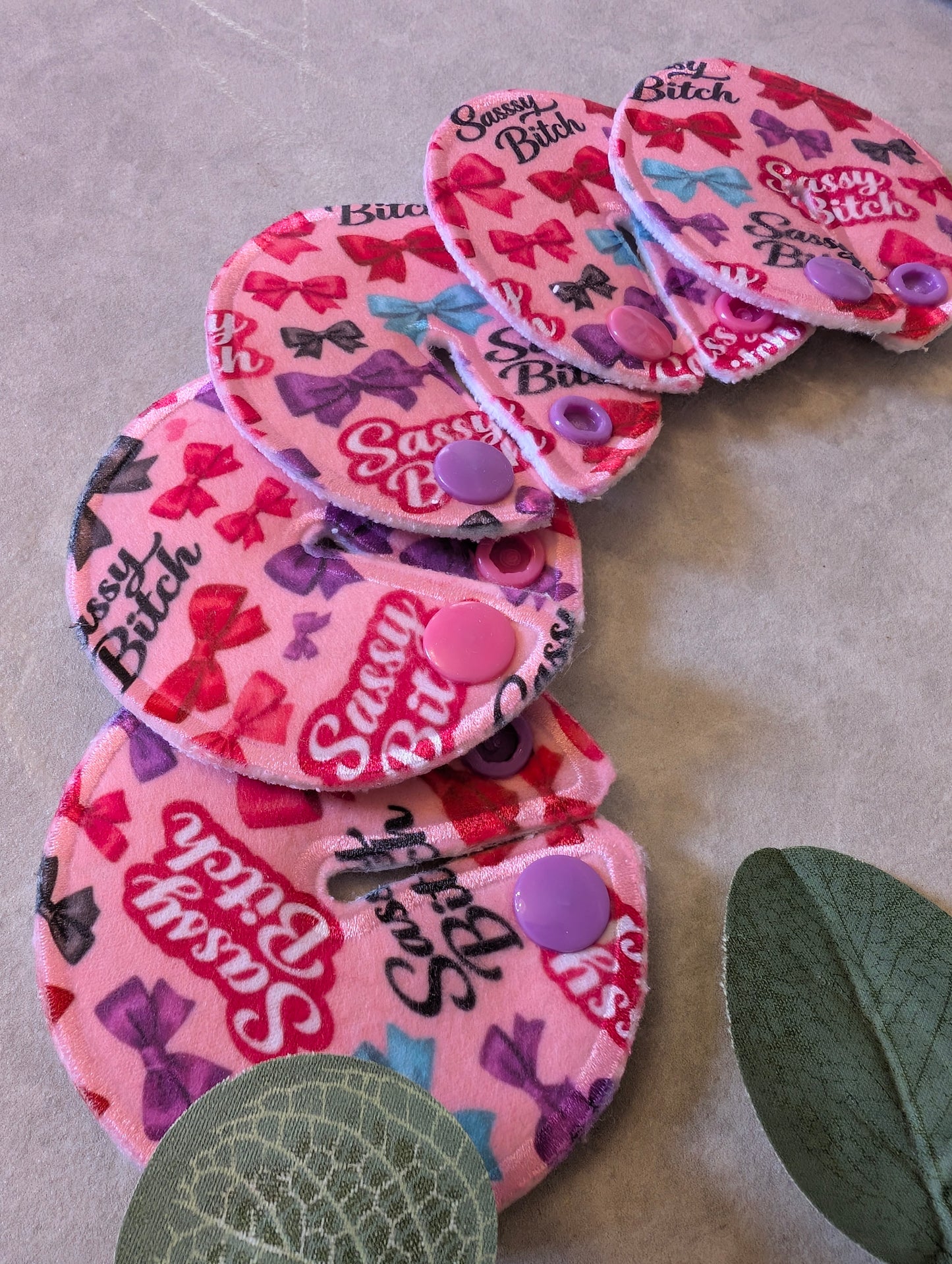 Sassy bitch tubie pads