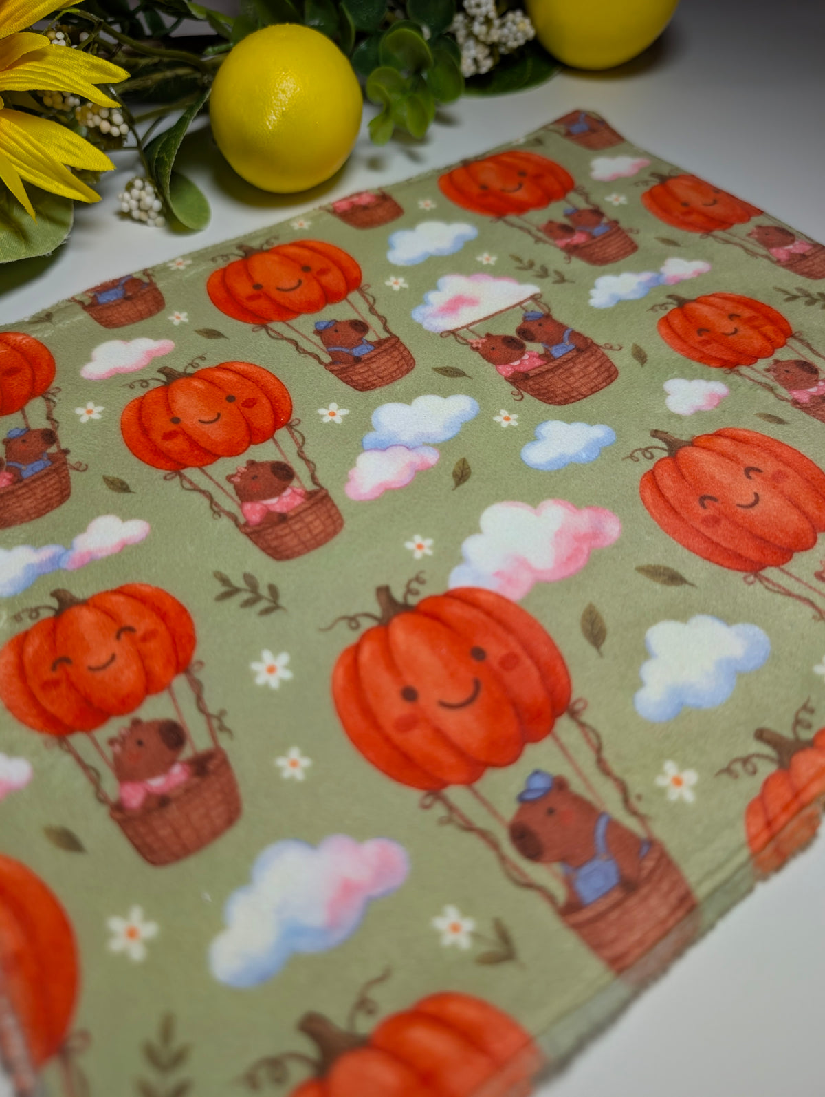 Capybara pumpkin Med mat