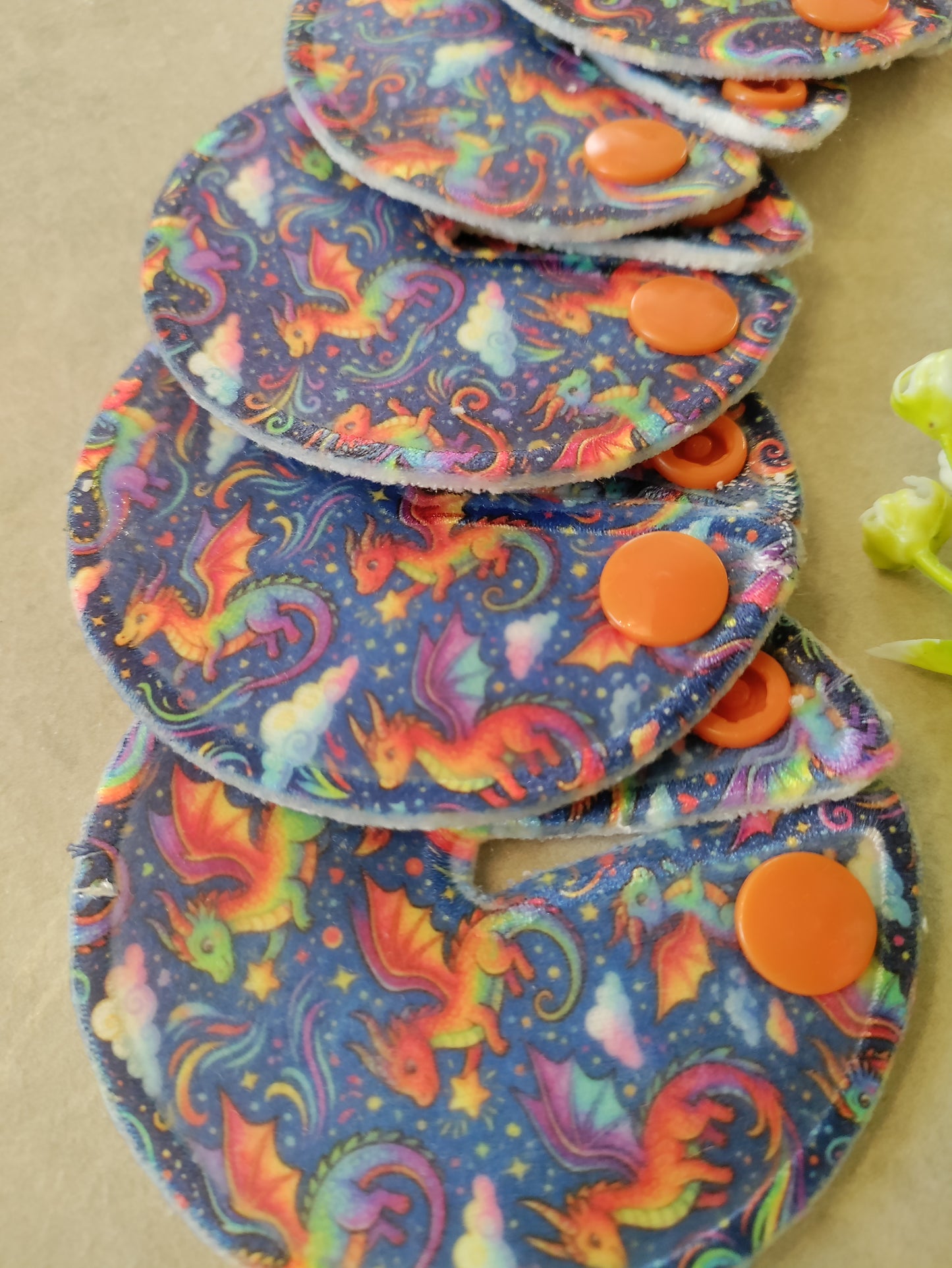 Rainbow dragon Tubie pads
