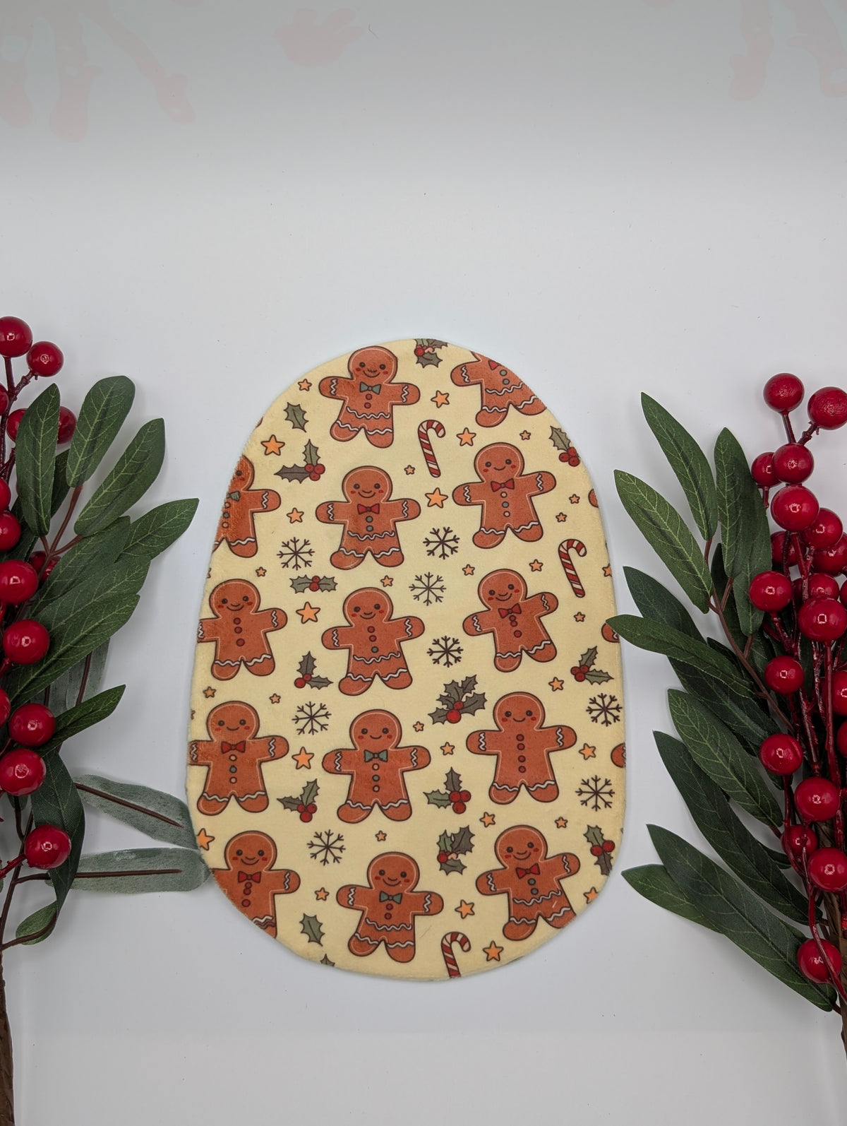 Gingerbread stoma bag cover, Colostomy bag