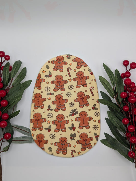 Gingerbread stoma bag cover, Colostomy bag