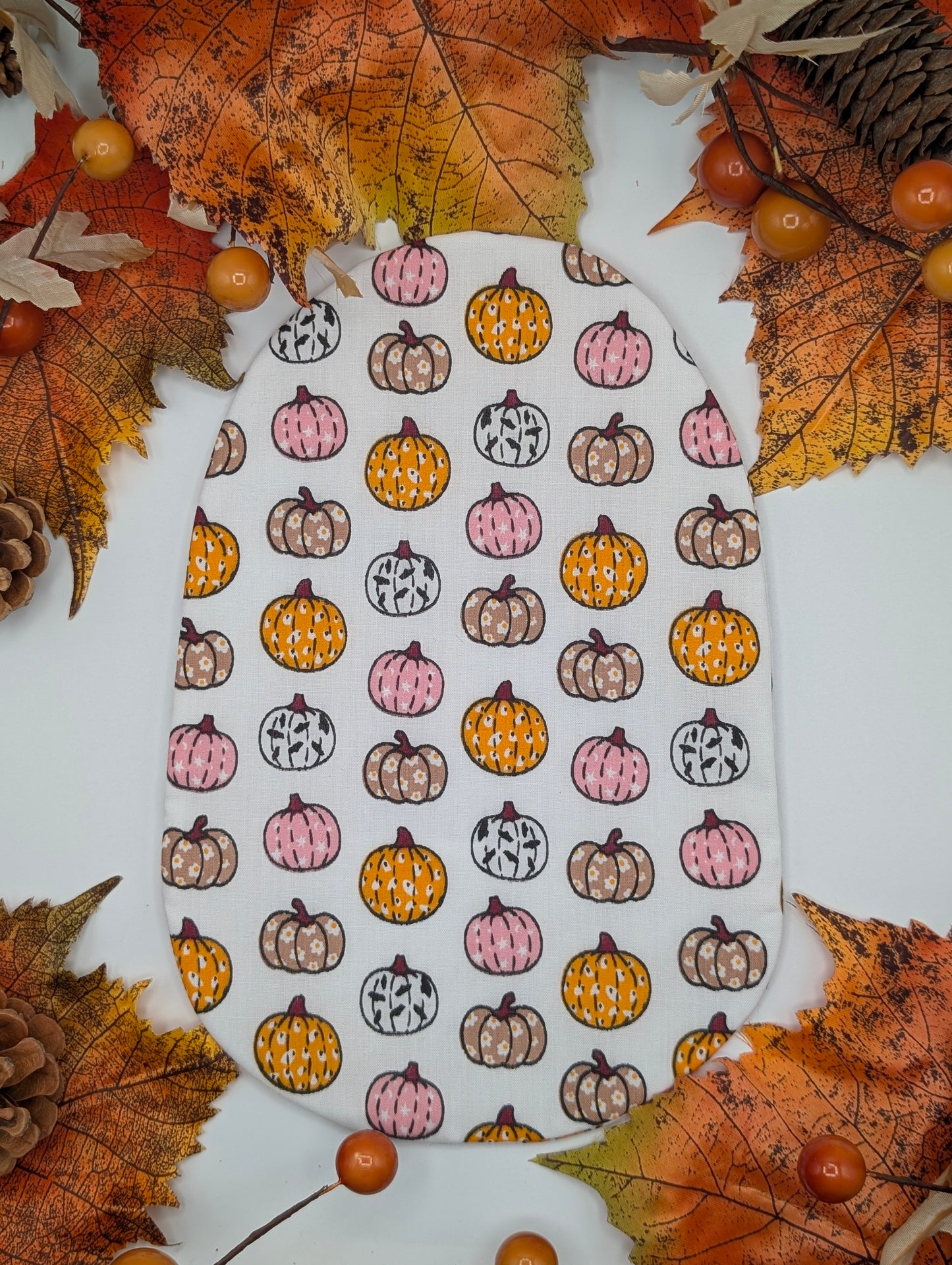 Pumpkin stoma bag cover, Colostomy bag