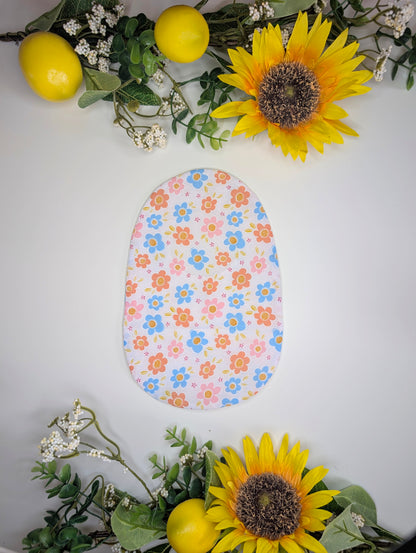 Soft floral stoma bag cover, Colostomy bag