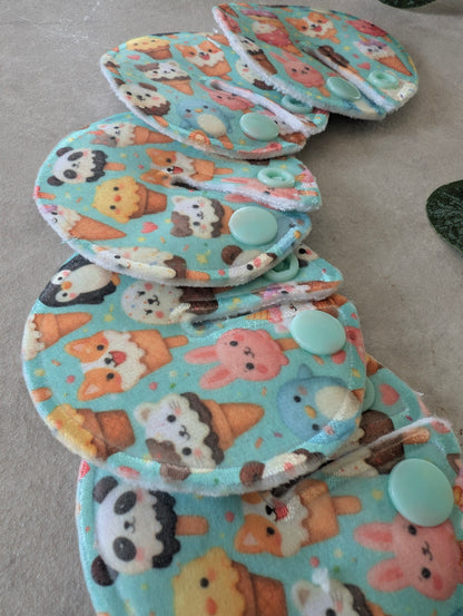 Animal ice cream Tubie pads