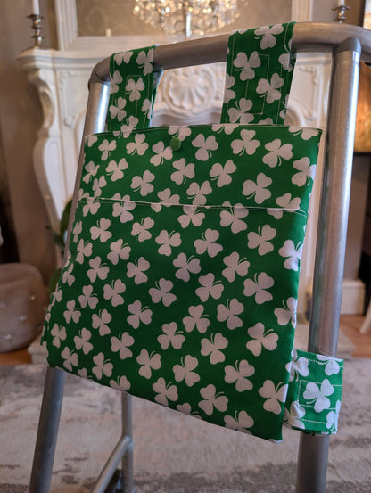 Clover Zimmer frame bag, walking frame bag, accessories, walking aid, handmade, bag, storage