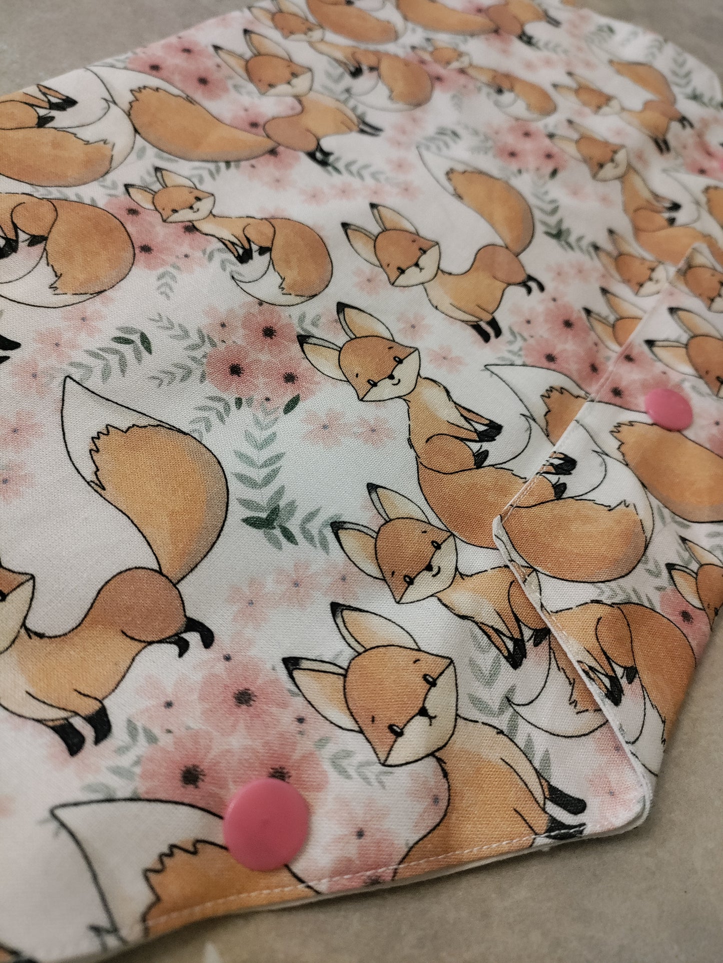 Pink fox catheter belly bag
