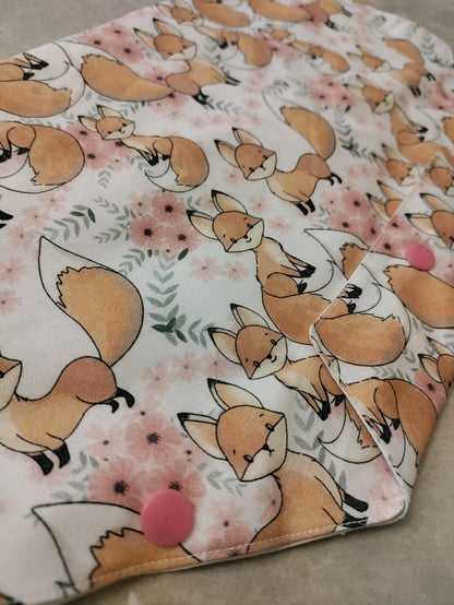 Pink fox catheter belly bag