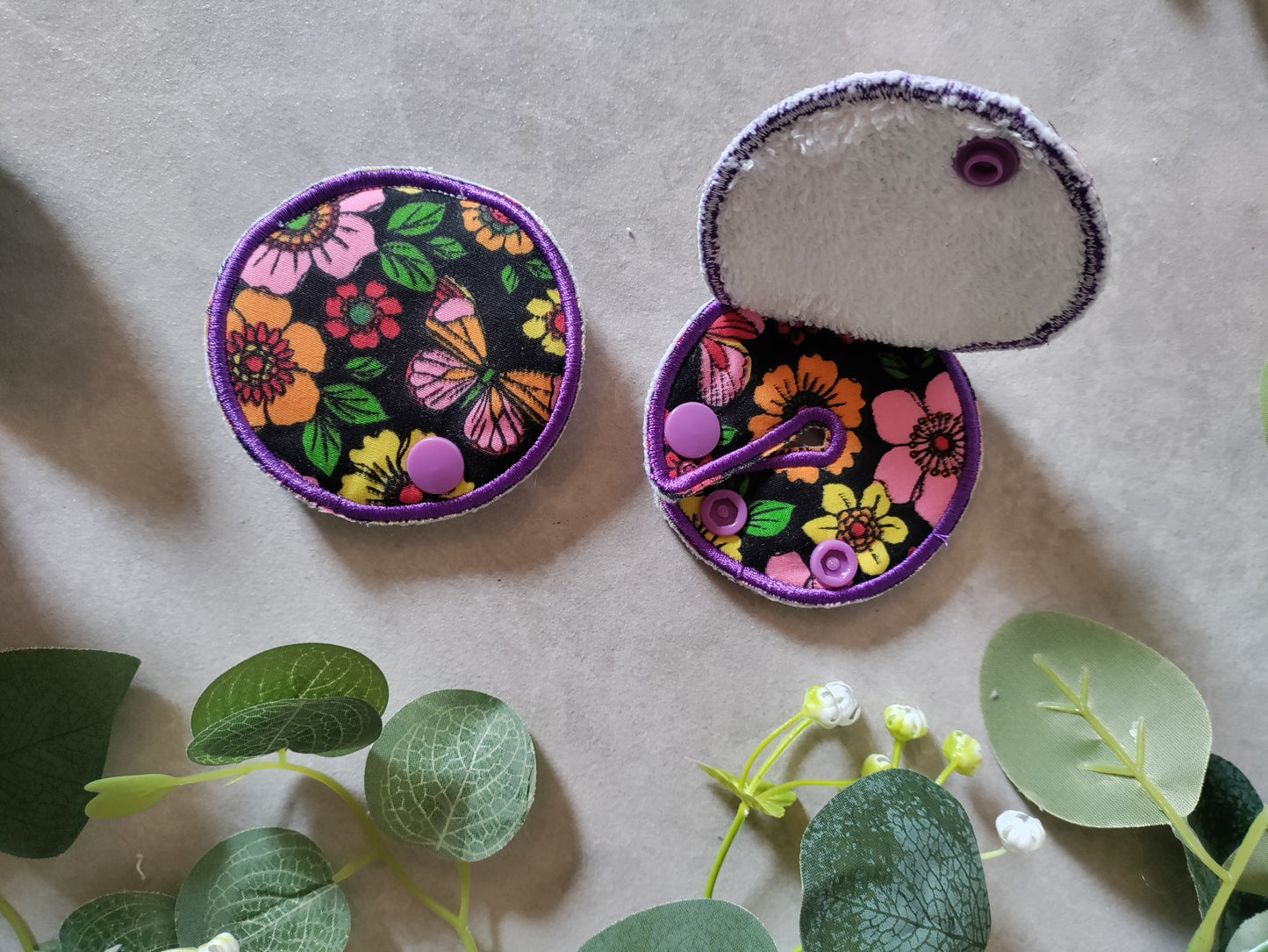 Dark floral 2pcs