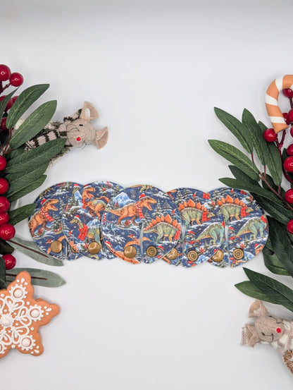 Christmas dinosaur Tubie pads