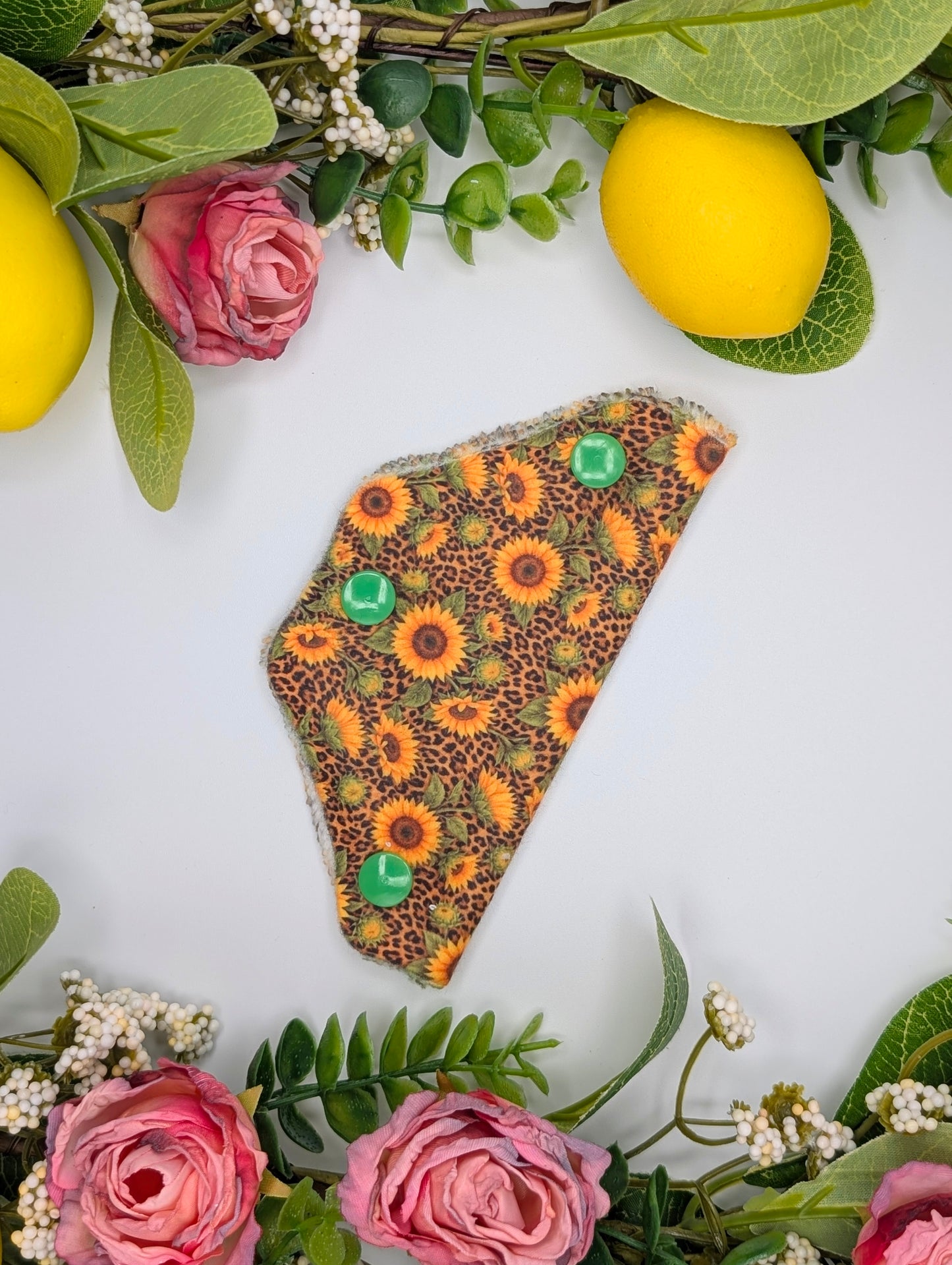 Sunflowers valve cover TOWEL LINED