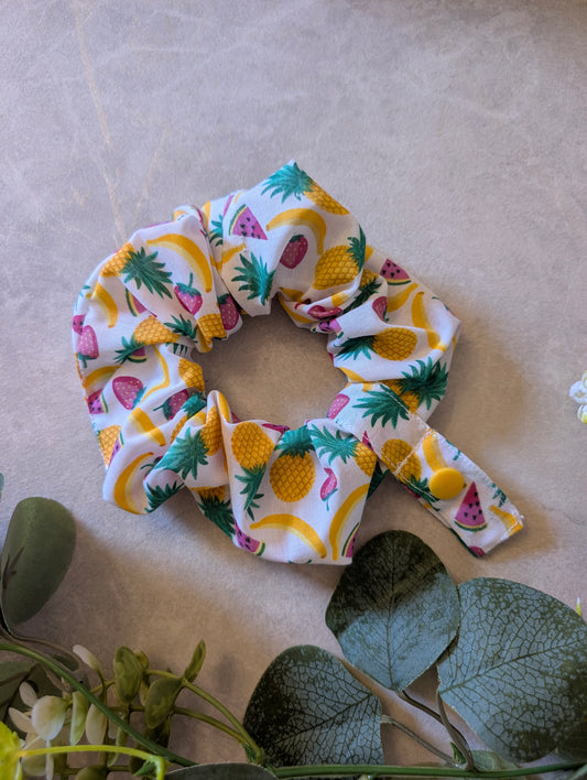 Fruit salad tubie scrunchie