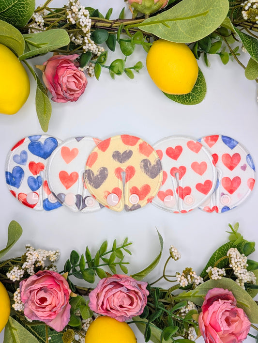 Heart mix Tubie pads