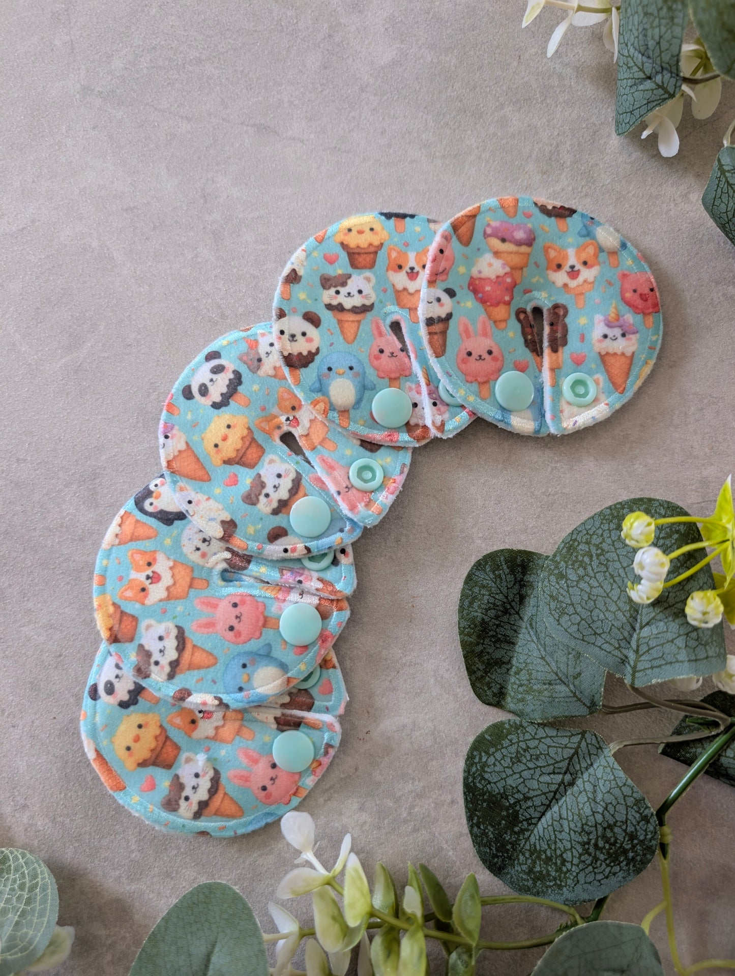 Animal ice cream Tubie pads