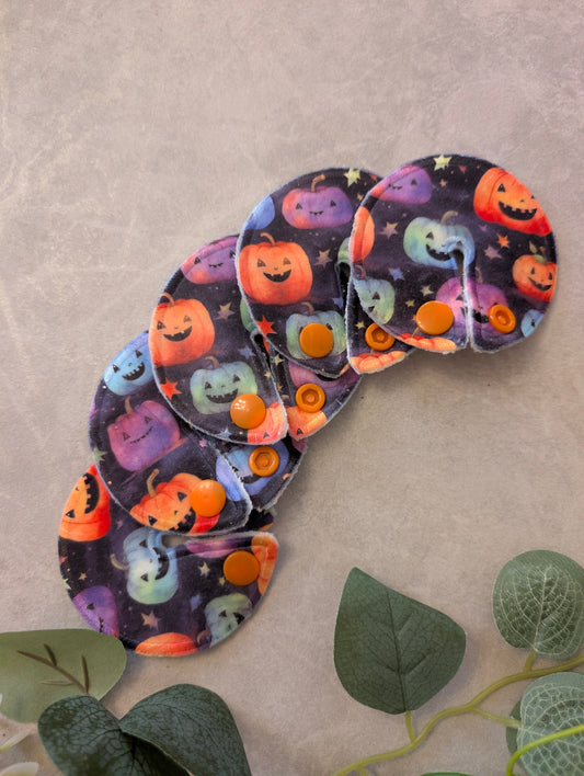 Bright Pumpkins Tubie pads