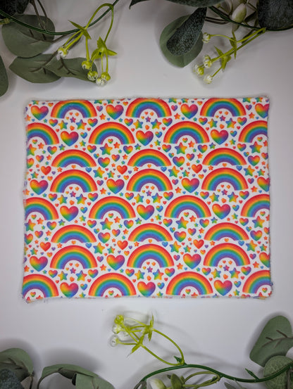 Rainbow heart Med mat