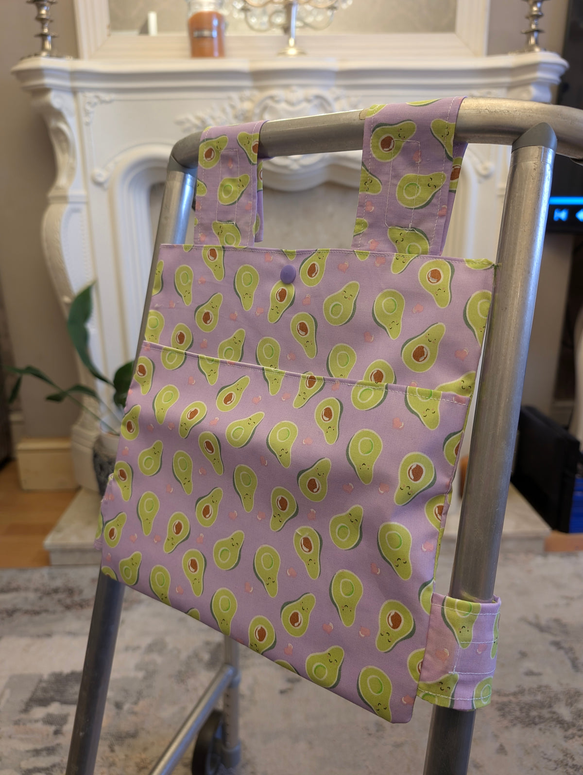 Avocado Zimmer frame bag