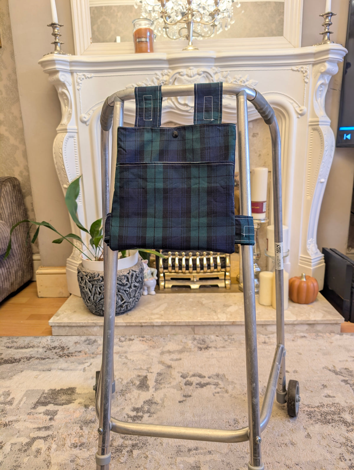 Dark Tartan Zimmer frame bag