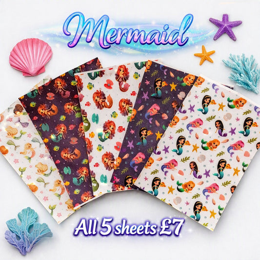 Mermaid 5pcs Tubie Tape