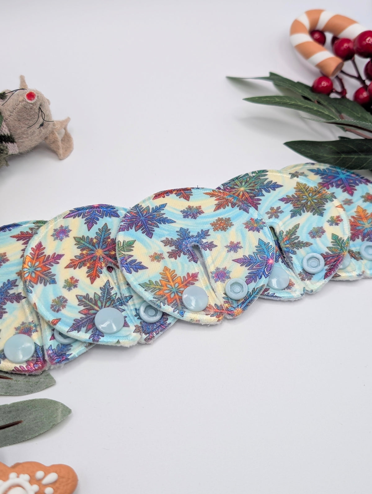 Christmas snowflake Tubie pads