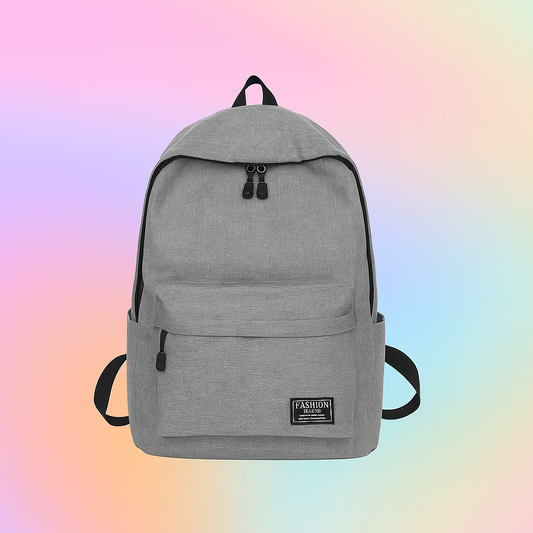 Grey tubie backpack